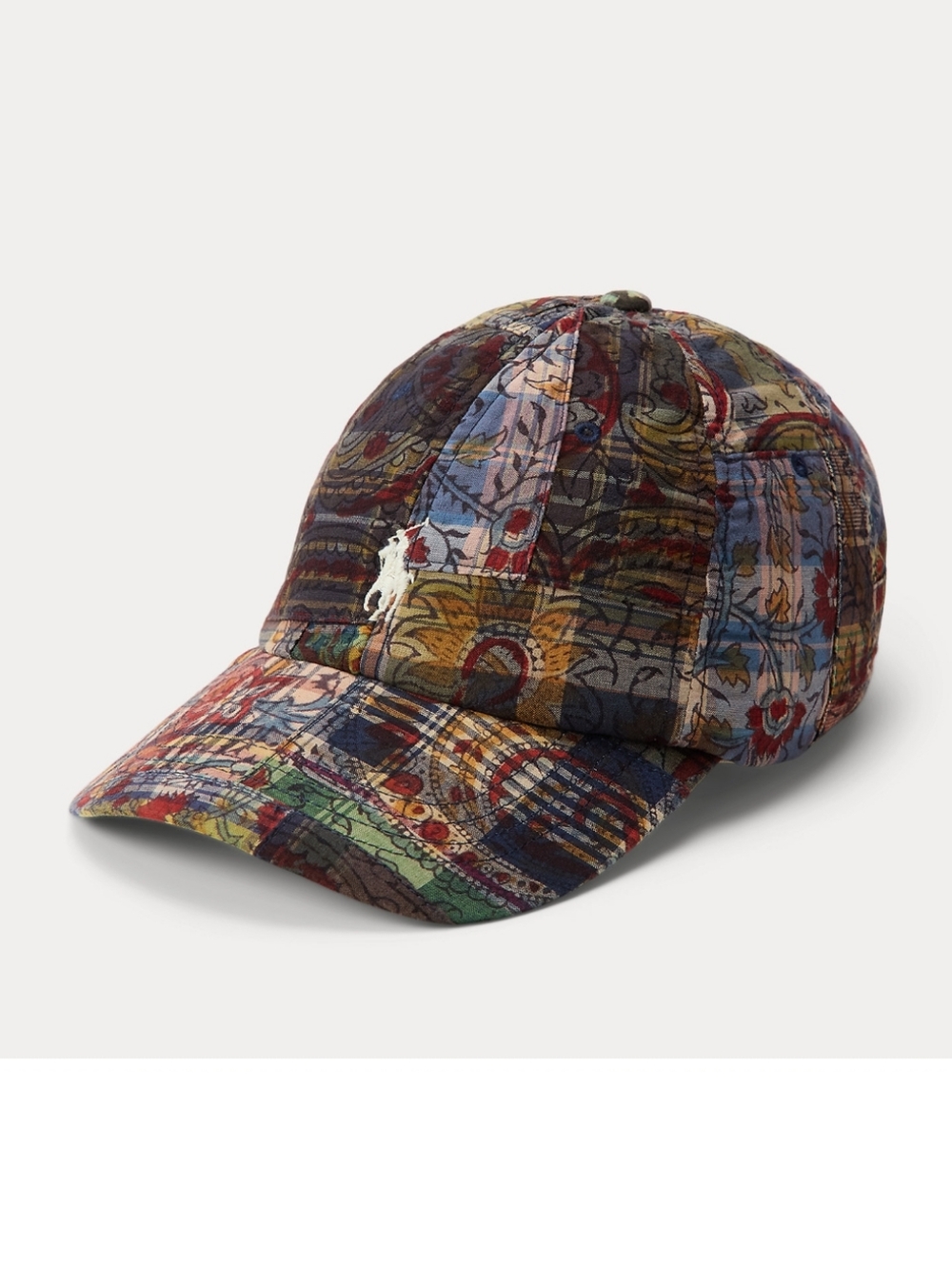 Polo By Ralph Lauren Patchwork Madras Ball Cap